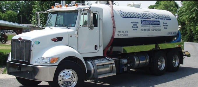 chamberlin and wingert sanitary services truck