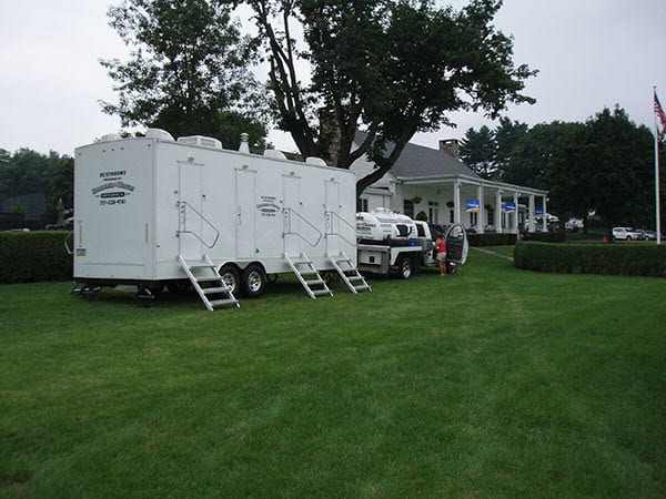 luxury restroom trailer